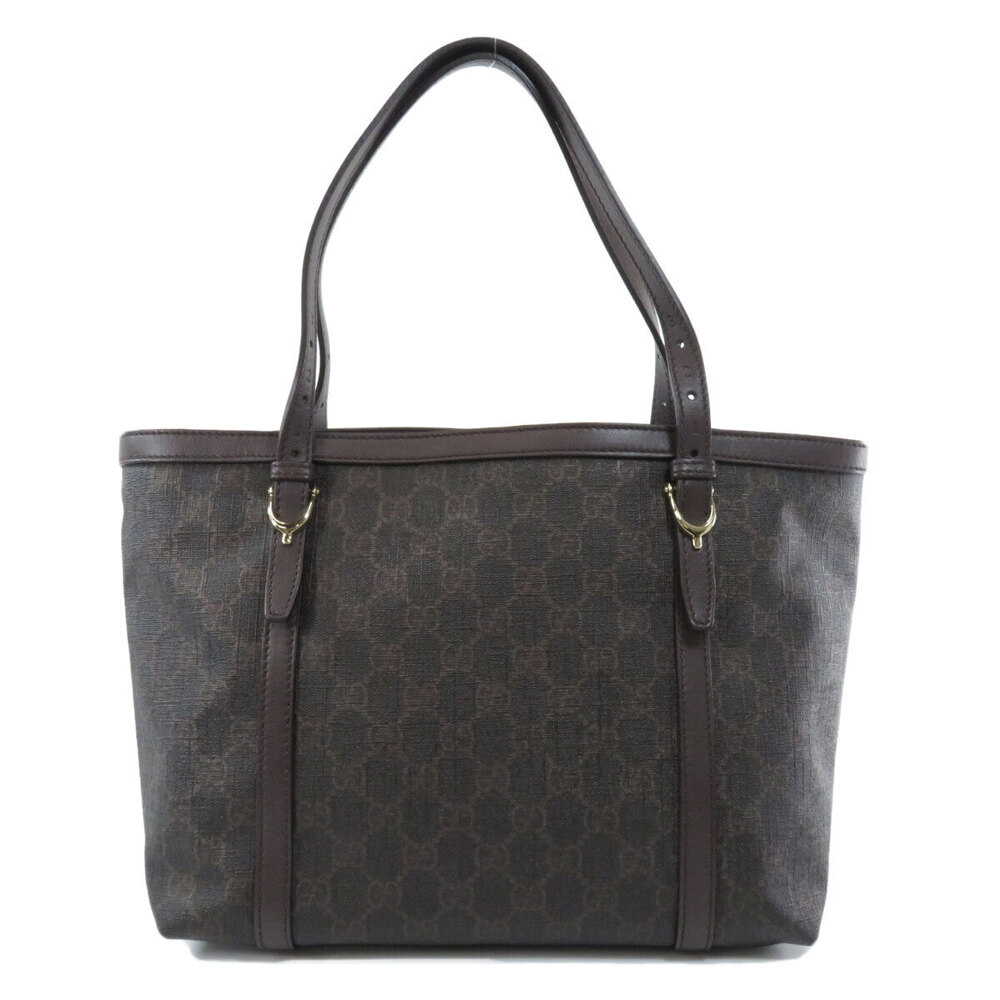 Gucci canvas GG Tote brown Nice Supreme monogram Bag dark Brown